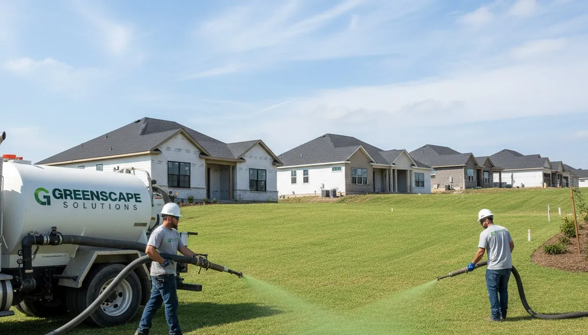 Hydroseeding in Sarasota, FL for fast lawn growth and erosion control on coastal properties