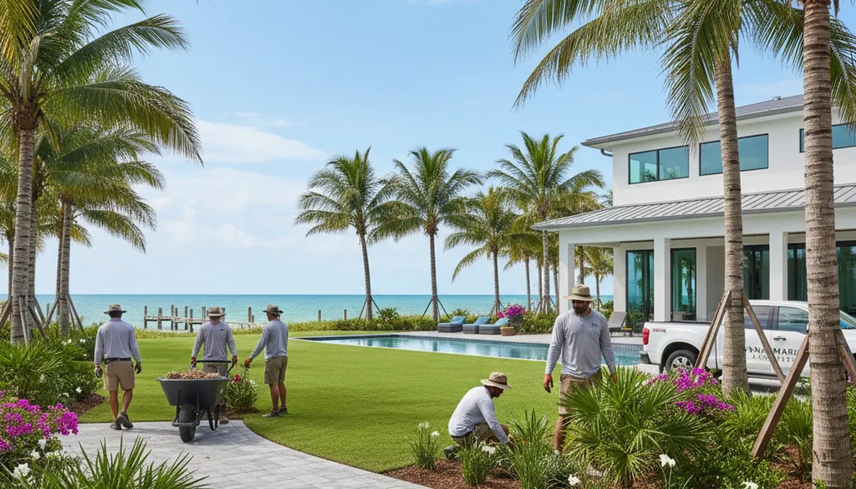 Landscaping service in Sarasota, FL for residential and commercial outdoor property care